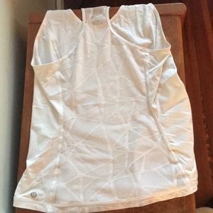 White Lululemon tank top